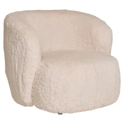 House Nordic Fauteuil Setubal Fluffy Off White