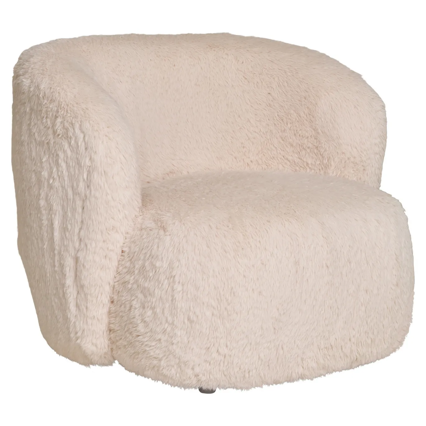 House Nordic Fauteuil Setubal Fluffy Off White