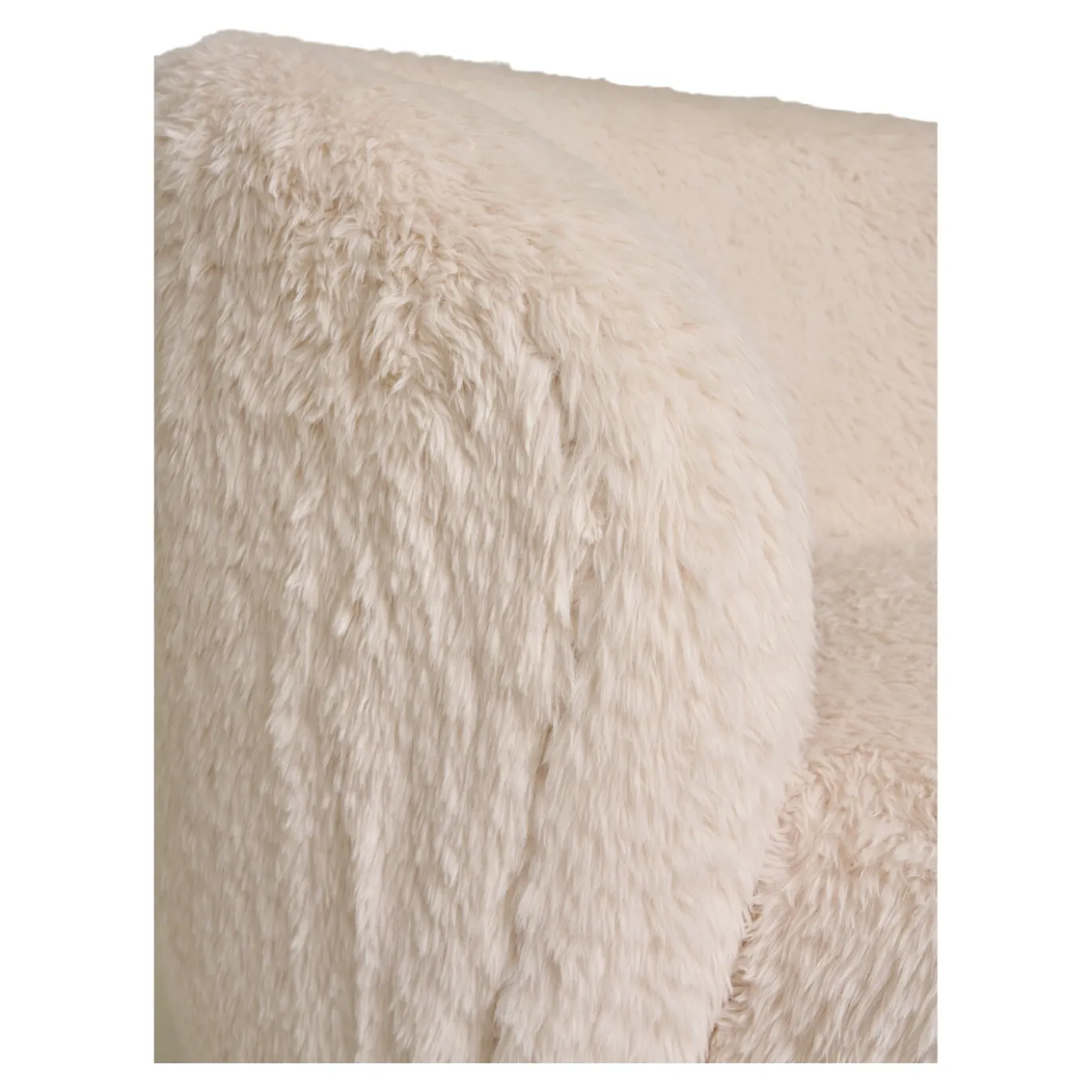 House Nordic Fauteuil Setubal Fluffy Off White