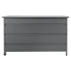 House Nordic Kussenbox Cassis Aluminium 650L