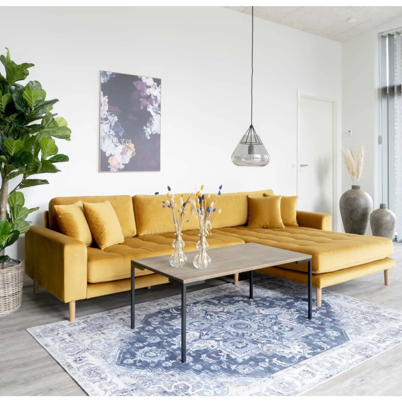 House Nordic Lounge Bank Lido Rechts Mosterd