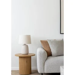 House Nordic Loungebank Salvador Links Bouclé Lichtgrijs