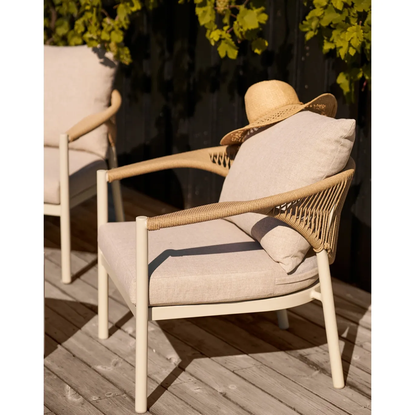 House Nordic Loungeset Abela Zand/Naturel