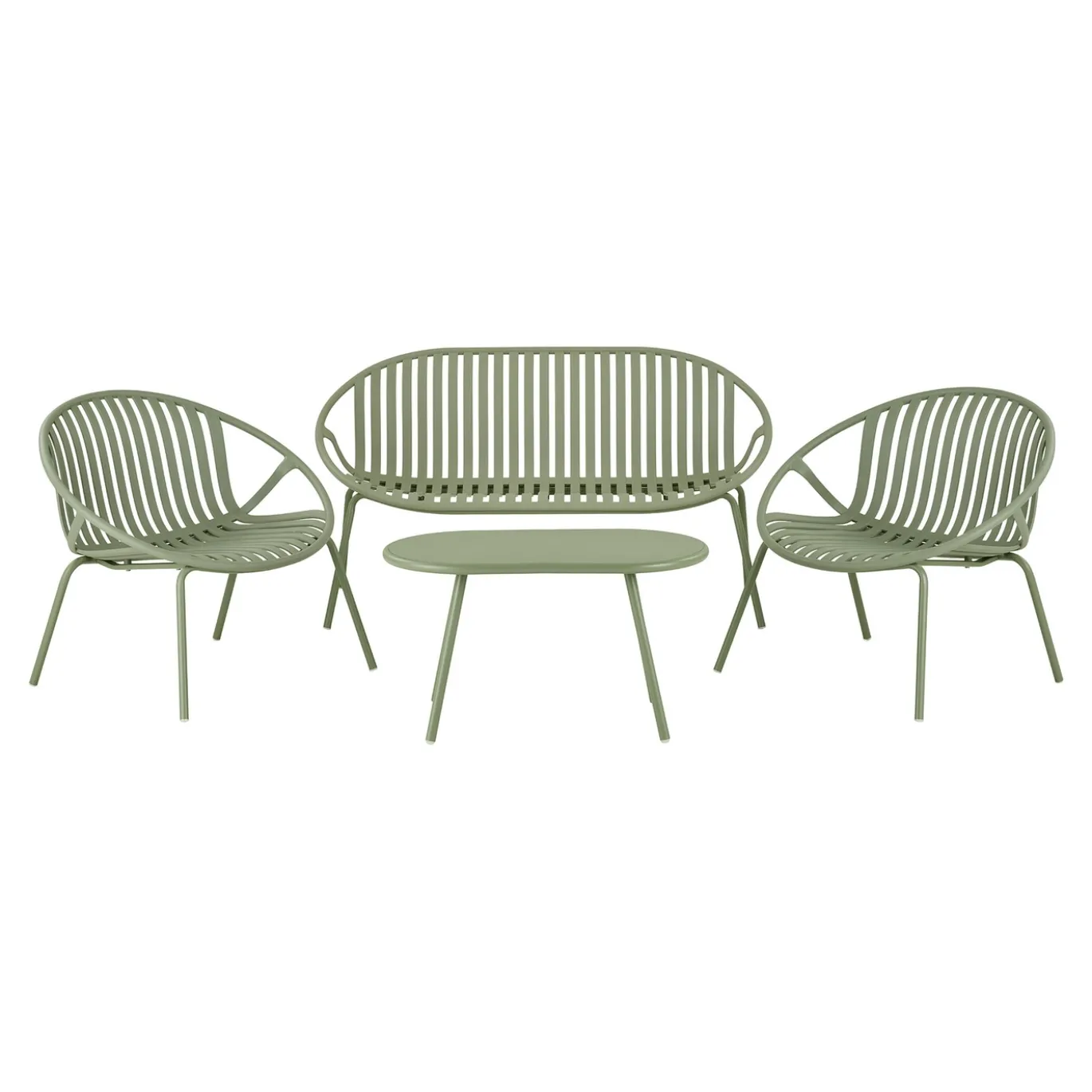 House Nordic Loungeset Saly Groen