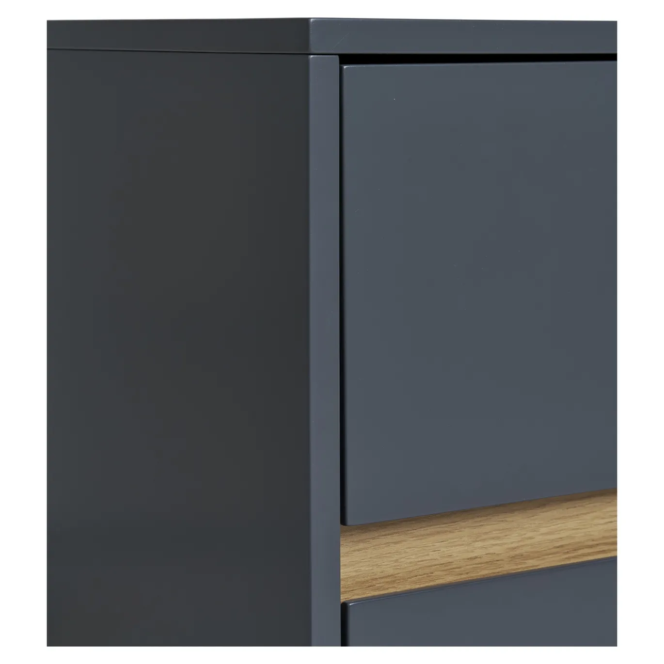 House Nordic Nachtkastje Bisley Donkergrijs 55cm