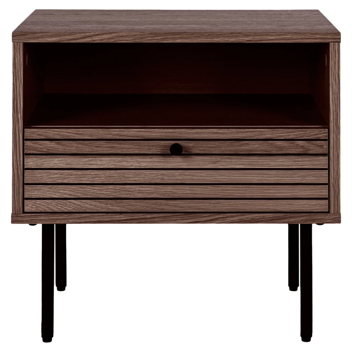 House Nordic Nachtkastje Kyoto Eikenfineer Smoked 50cm