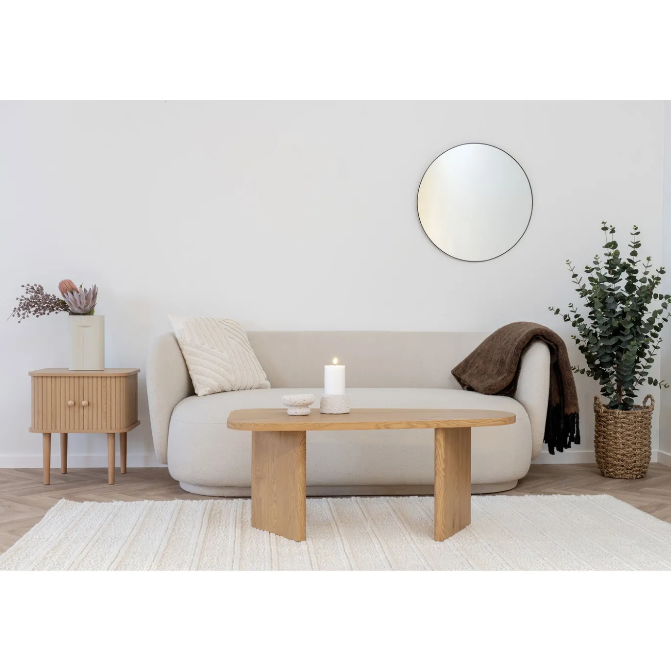 House Nordic Nachtkastje Nikko MDF Naturel