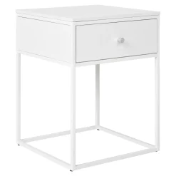 House Nordic Nachtkastje Vita 1 Lade Wit 40x40x55 cm
