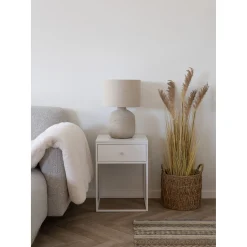 House Nordic Nachtkastje Vita 1 Lade Wit 40x40x55 cm
