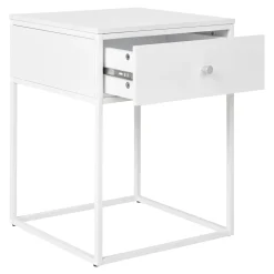House Nordic Nachtkastje Vita 1 Lade Wit 40x40x55 cm