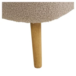 House Nordic Opbergbank Harlow Bouclé Beige
