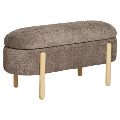 House Nordic Opbergbankje Branca Polyester Bruin
