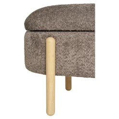 House Nordic Opbergbankje Branca Polyester Bruin