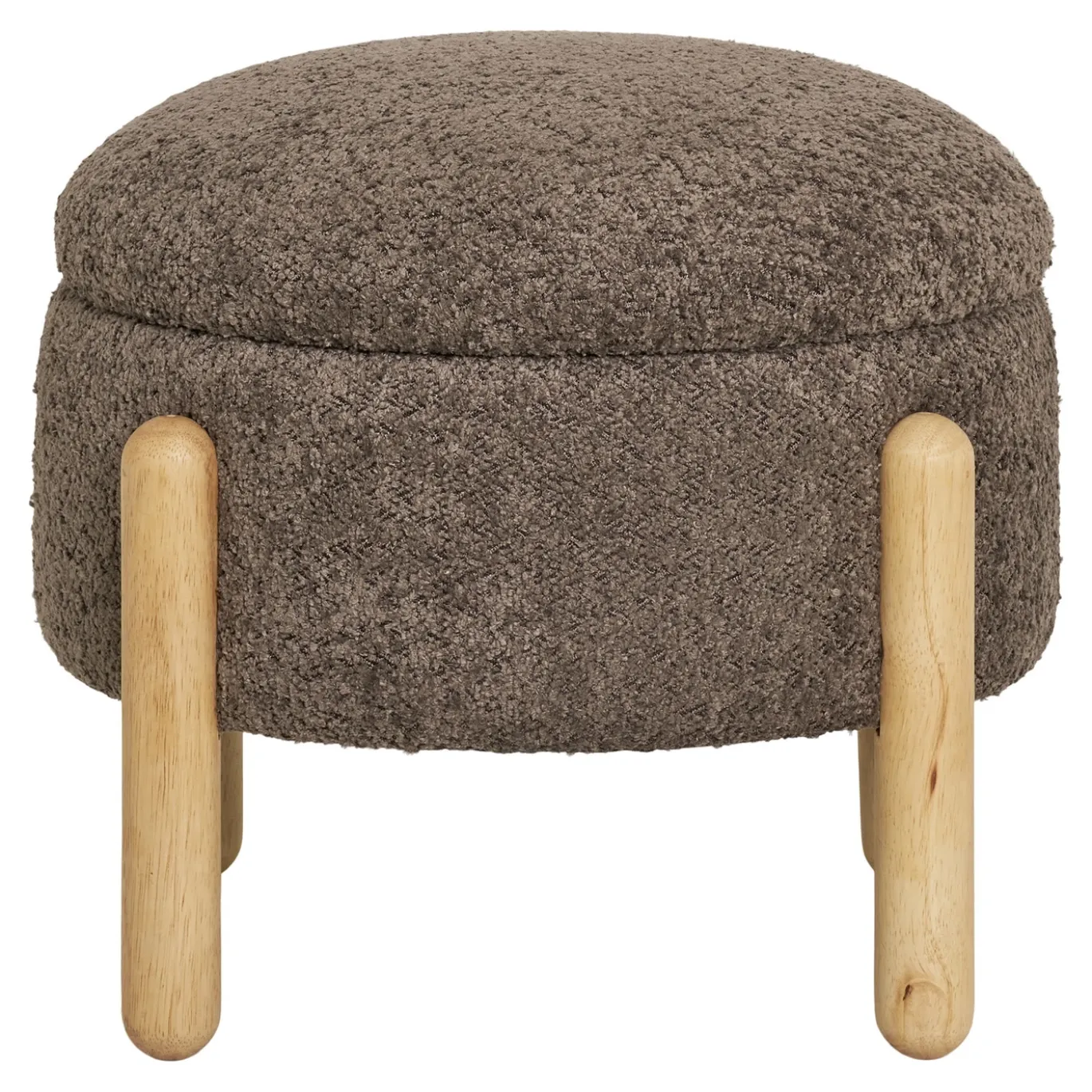 House Nordic Opbergpoef Medas Bruin