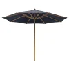House Nordic Parasol Austin Zwart ø300cm