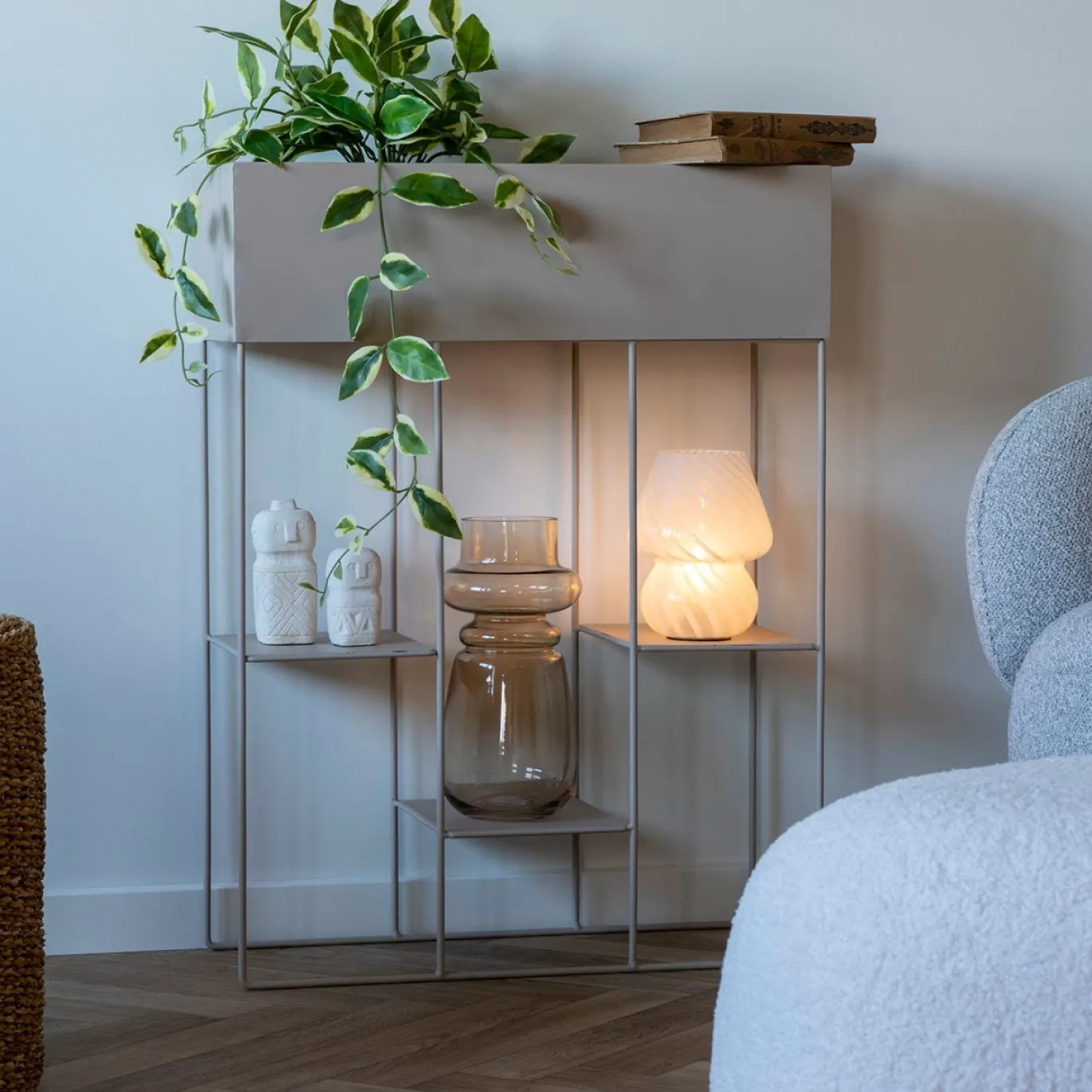House Nordic Plantenbak Rabo Staal Zand