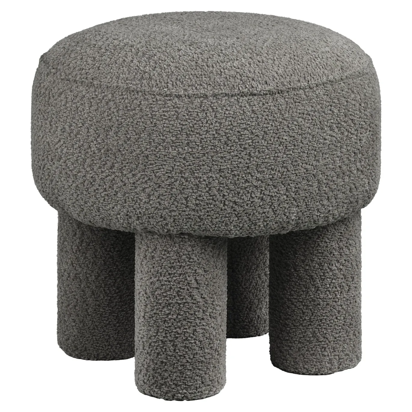 House Nordic Poef Canberra Antraciet ø43cm
