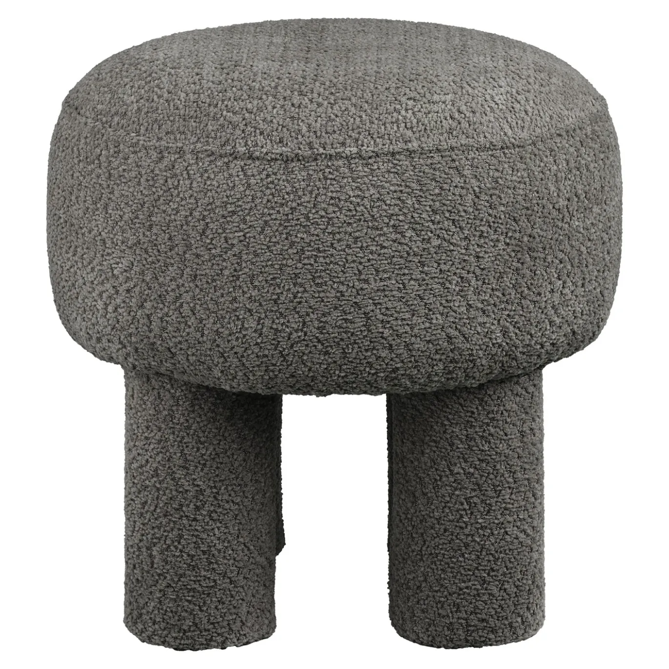 House Nordic Poef Canberra Antraciet ø43cm