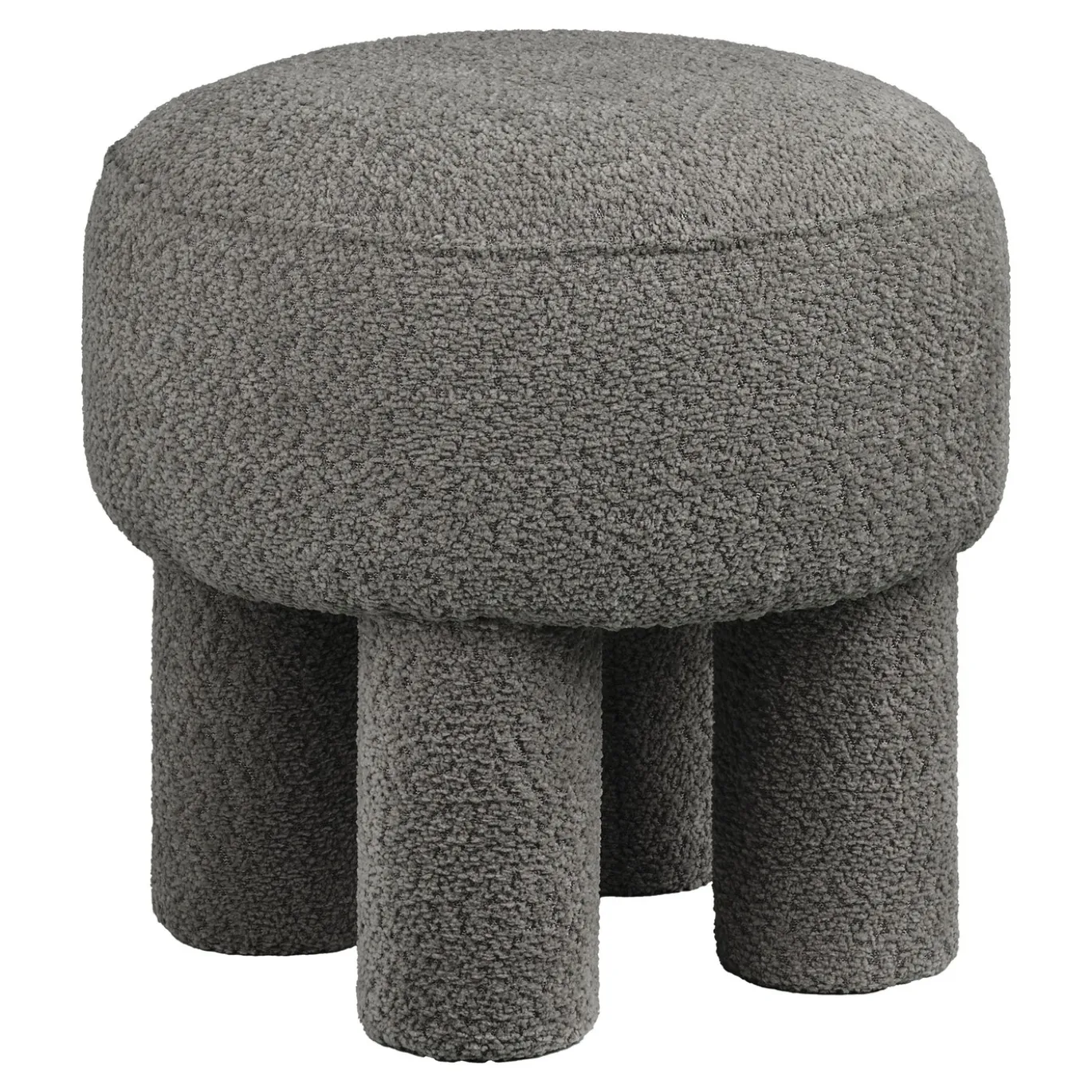 House Nordic Poef Canberra Antraciet ø43cm