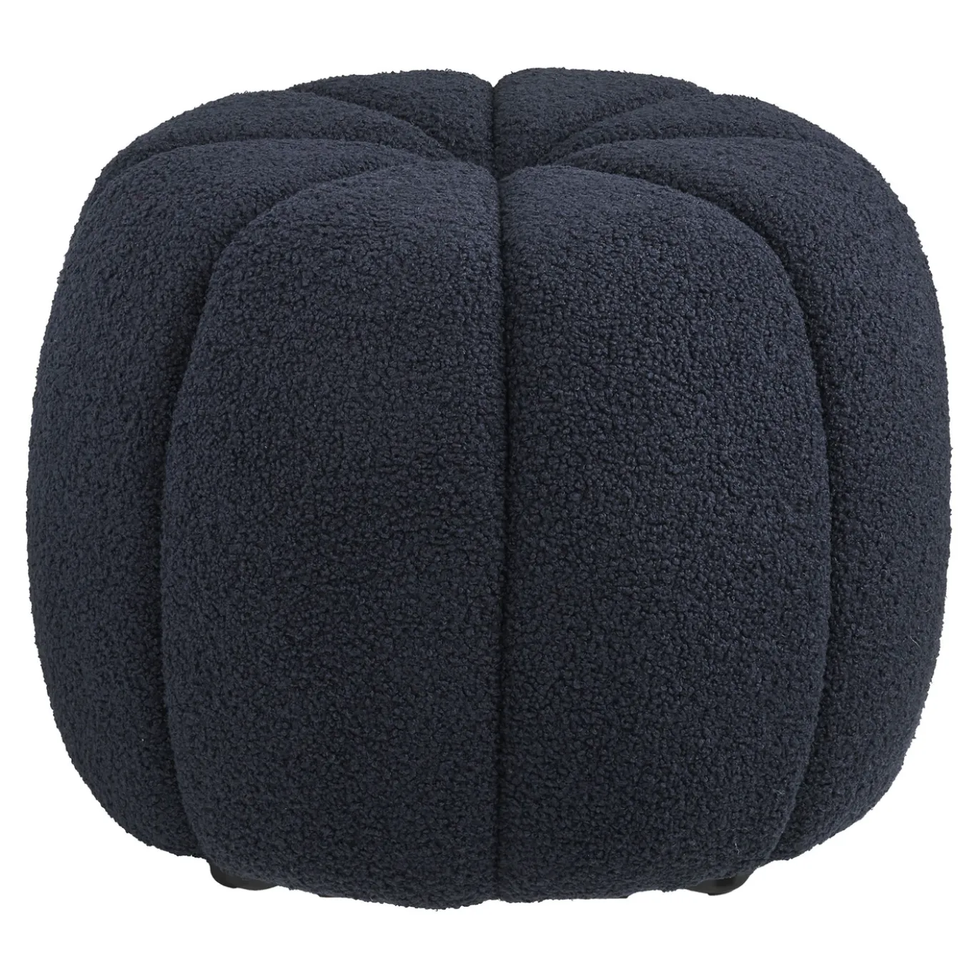 House Nordic Poef Paisley Navy ø48cm