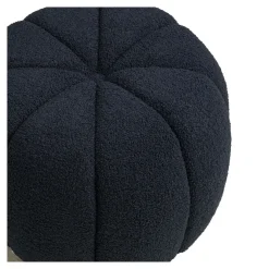 House Nordic Poef Paisley Navy ø48cm
