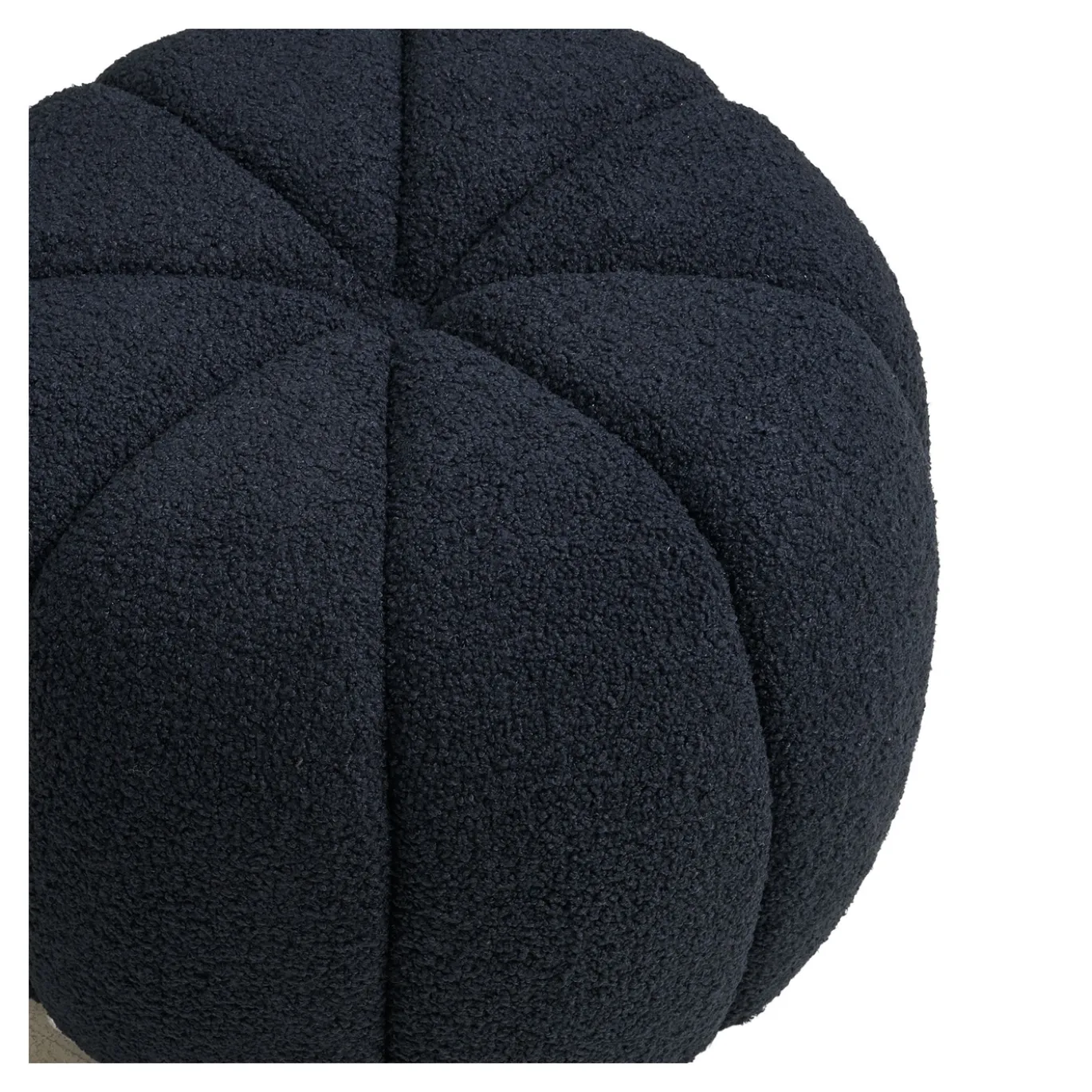 House Nordic Poef Paisley Navy ø48cm