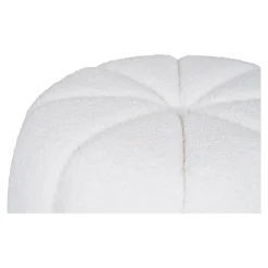 House Nordic Poef Paisley Off White Ø48x38 cm