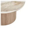 House Nordic Salontafel Athens Keramisch Wit/Bruin ø80cm