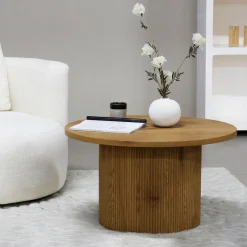 House Nordic Salontafel Boavista Naturel Ø80x45 cm