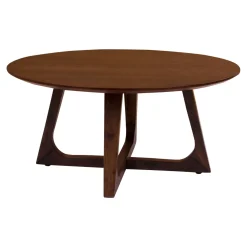 House Nordic Salontafel Hellerup Walnootfineer Ø75cm