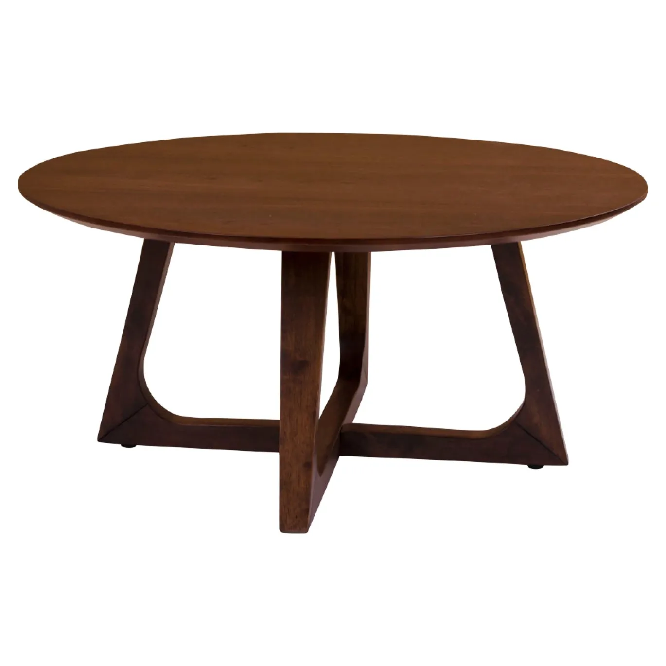 House Nordic Salontafel Hellerup Walnootfineer Ø75cm