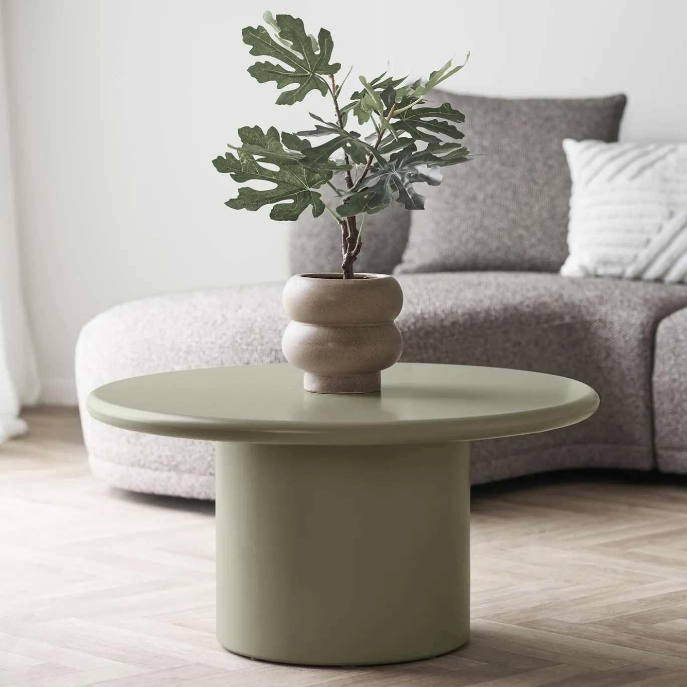 House Nordic Salontafel Nagano Groen ø80cm
