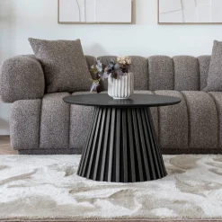 House Nordic Salontafel Osaka Zwart Ø70cm