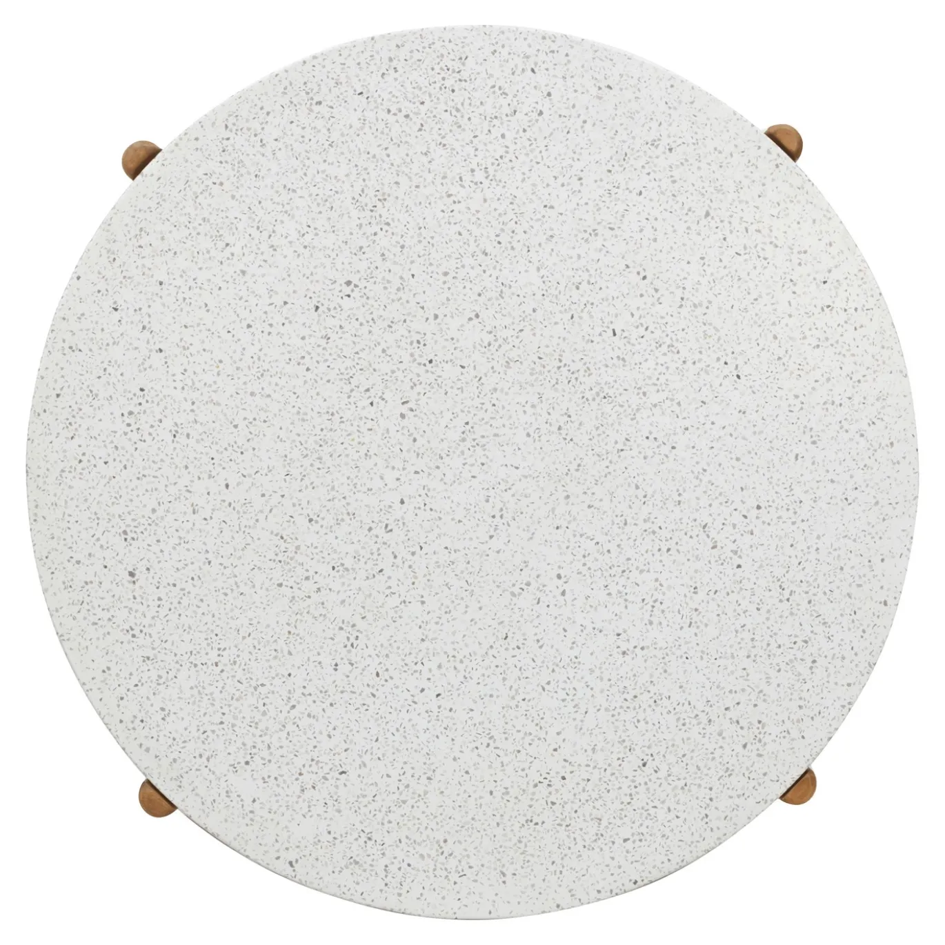 House Nordic Salontafel Terracina Acacia Naturel/Wit Ø84,5cm