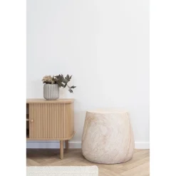 House Nordic Sidetable Bonn Naturel Ø47,5cm