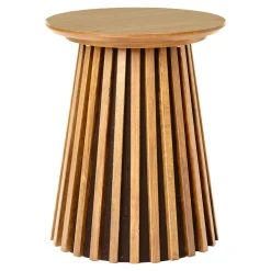 House Nordic Sidetable Osaka Eikenfineer Naturel Ø40x50cm
