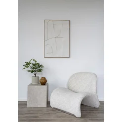 House Nordic Sidetable Prague MDF Marmer 40cm