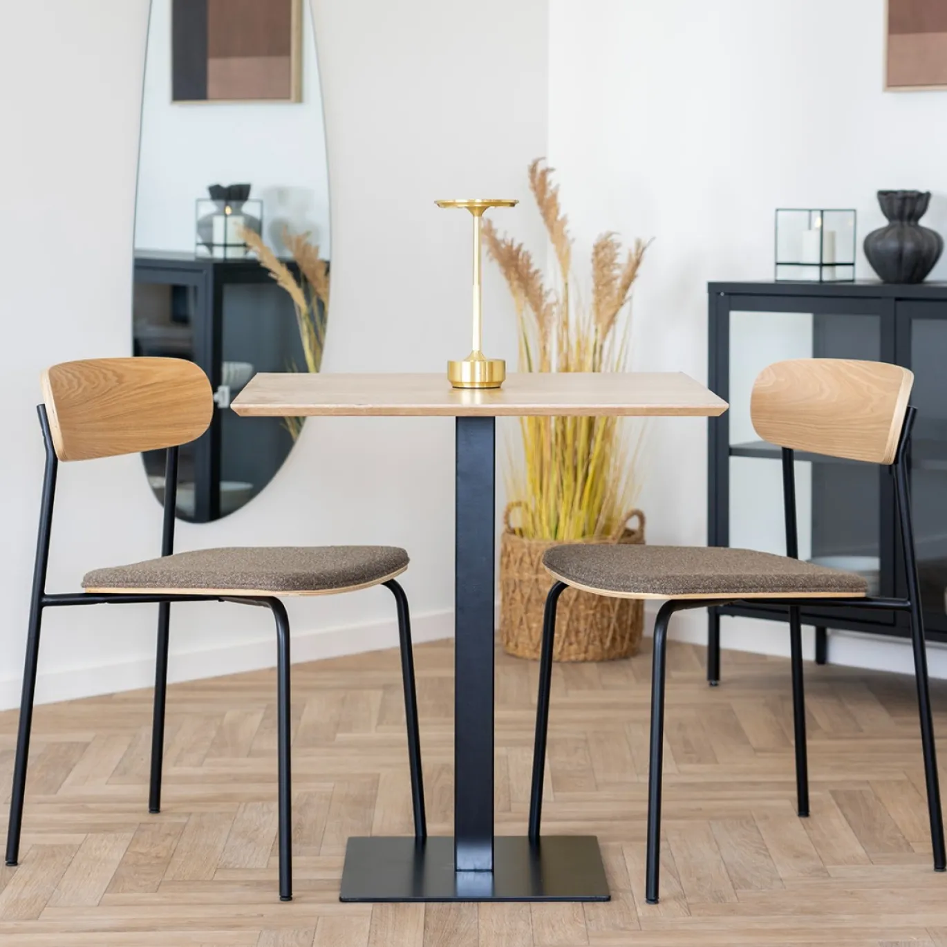 House Nordic Tafel Fano Melamine Naturel 70x70cm