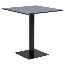 House Nordic Tafel Fano Melamine Zwart 70x70cm