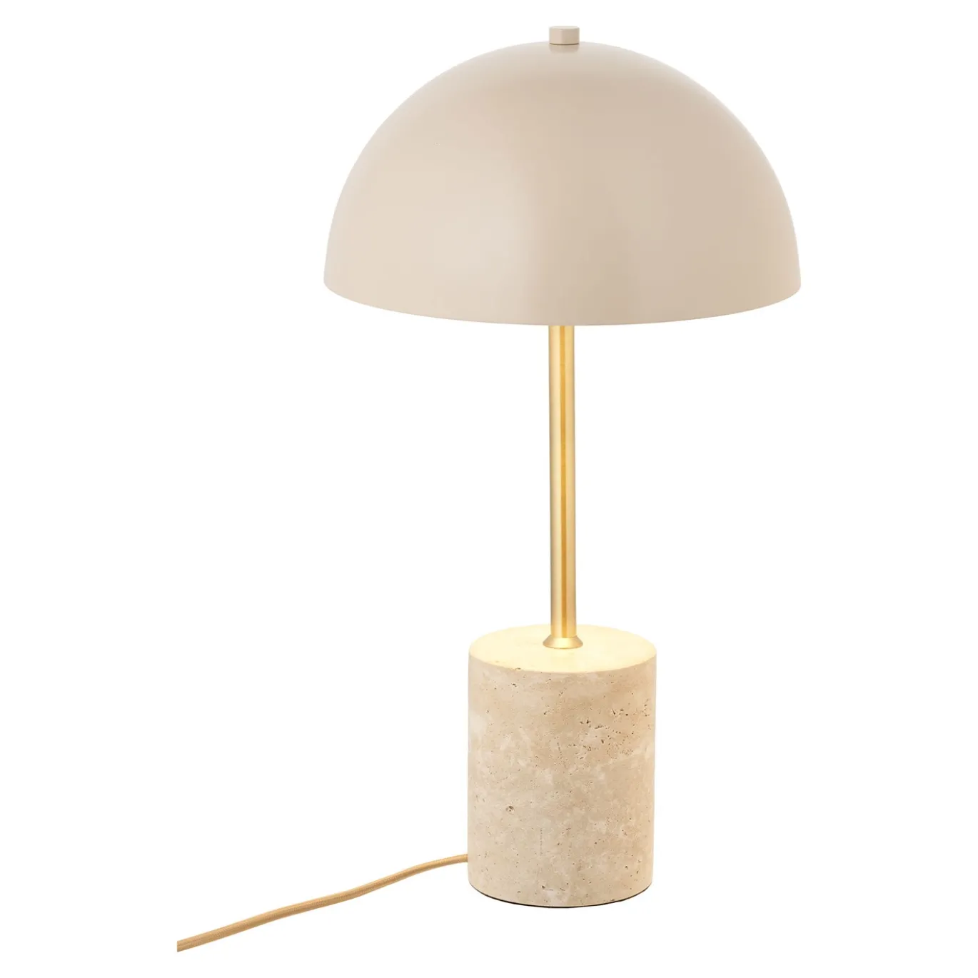 House Nordic Tafellamp Sheffield Metaal Beige