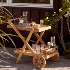 House Nordic Trolley Pasaku Teak Naturel