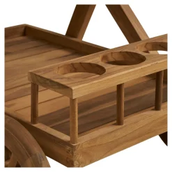 House Nordic Trolley Pasaku Teak Naturel