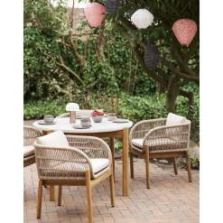 House Nordic Tuinset Terracina Eettafel + 4 Stoelen