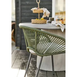 House Nordic Tuinstoel Novella Groen/Grijs