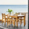 House Nordic Tuintafel Terracina Acacia Wit/Naturel 210cm