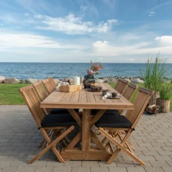 House Nordic Tuintafel Volos teak 240cm