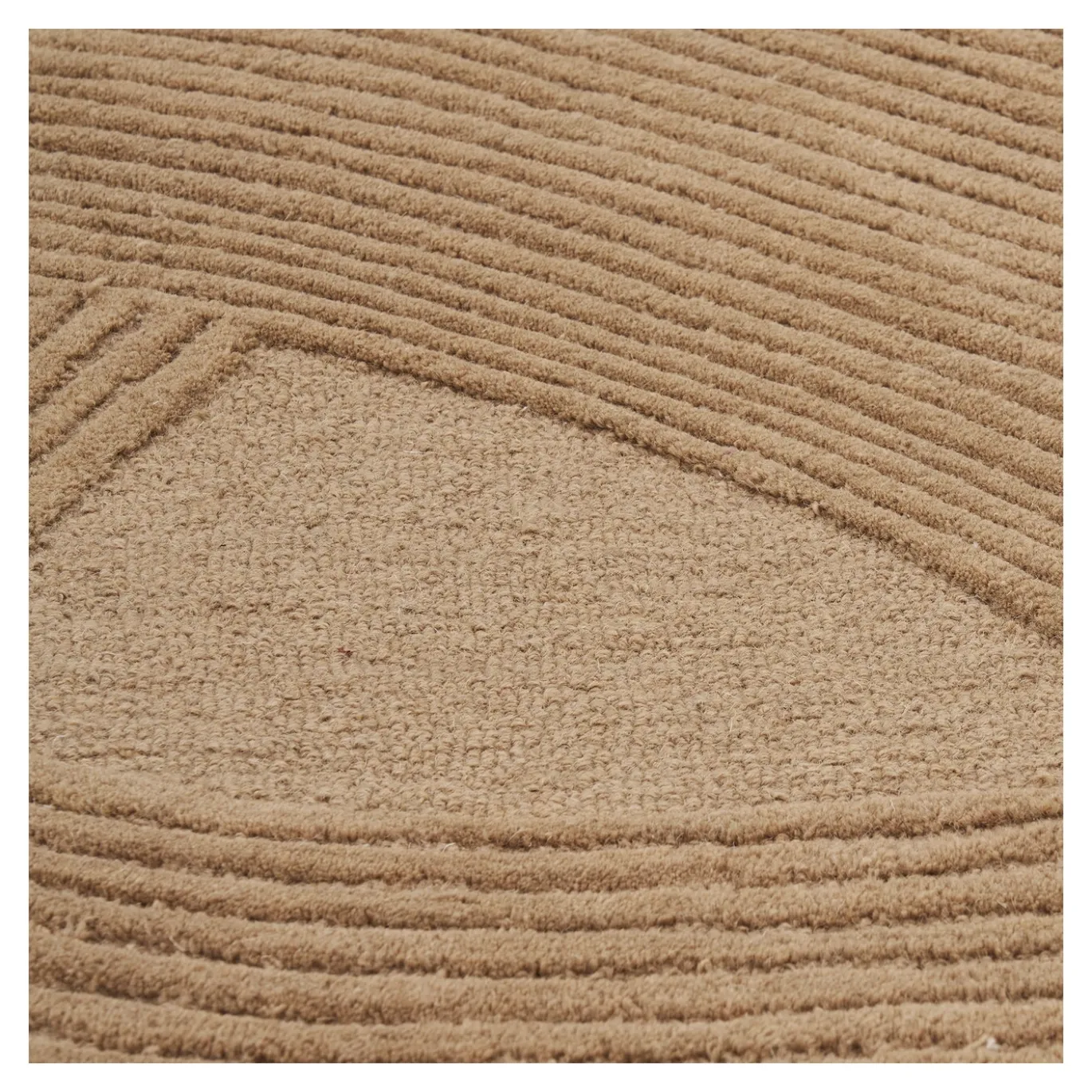 House Nordic Vloerkleed Pune Bruin 160x230cm
