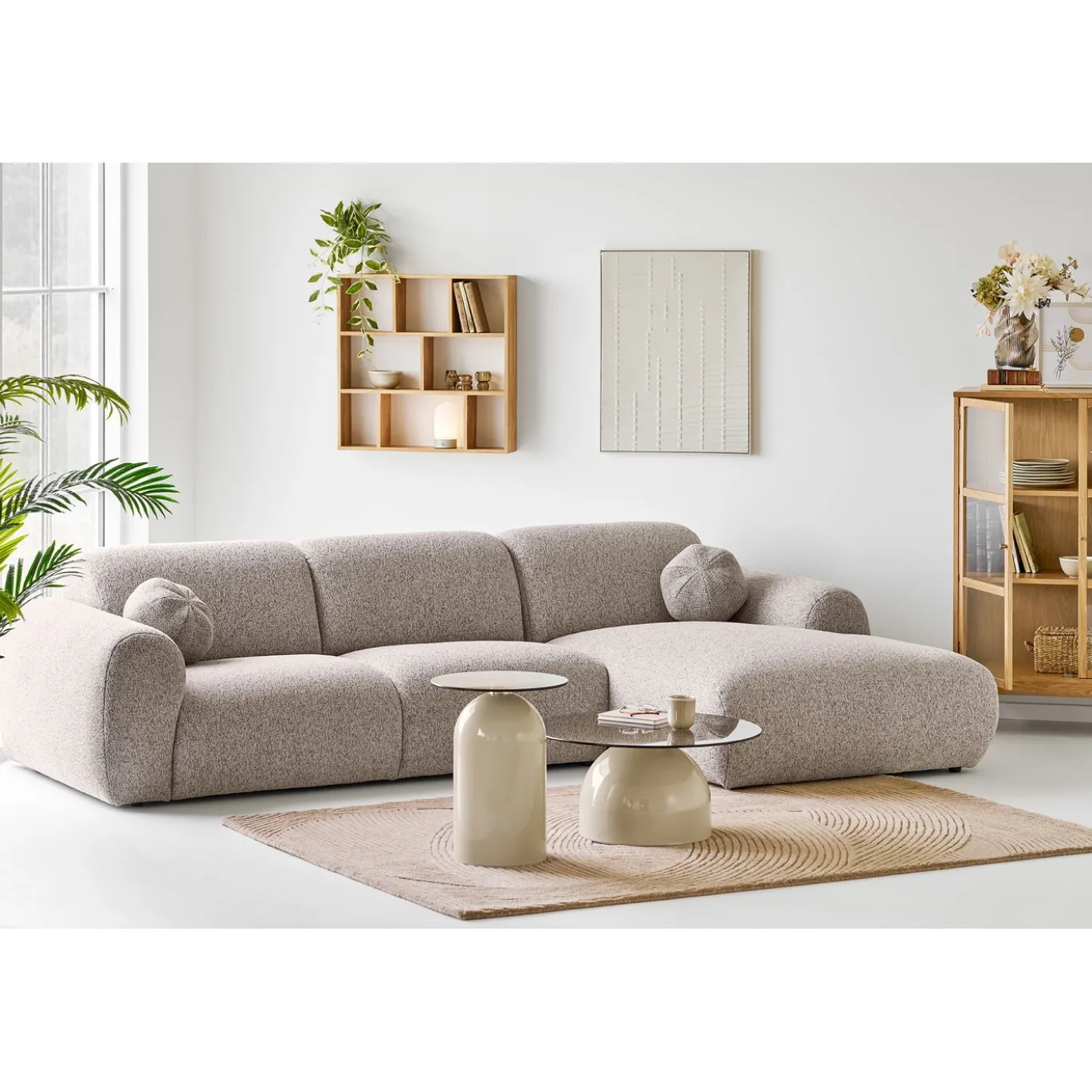 House Nordic Vloerkleed Pune Bruin 160x230cm
