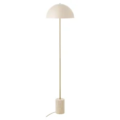 House Nordic Vloerlamp Sheffield Marmer/Metaal Beige
