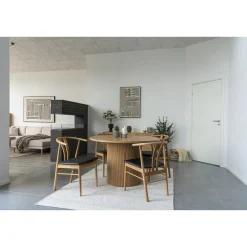House Nordic Wanddecoratie Canvas Lipari A MDF Zwart/Beige